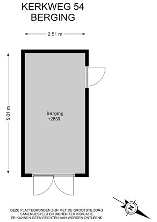 Floorplan - Kerkweg 54, 1432 EJ Aalsmeer